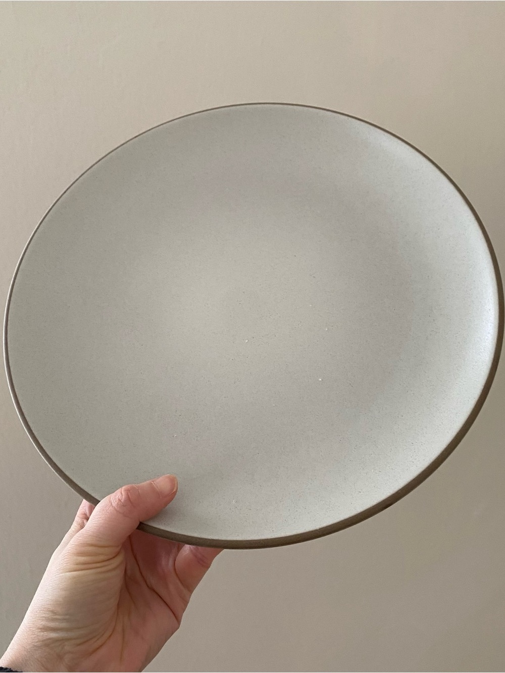 $58 New Heath Ceramics Sand Color Coupe Dinner Plate 11'' Diameter 0720-5